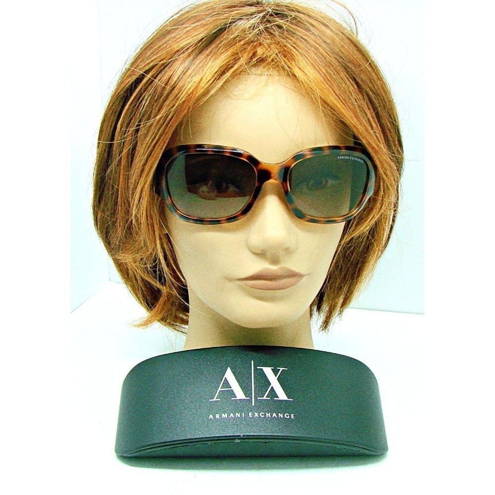 ARMANI EXCHANGE Womens Sunglasses AX115/S V08YY Brown Gradient Tortoise W/ Case